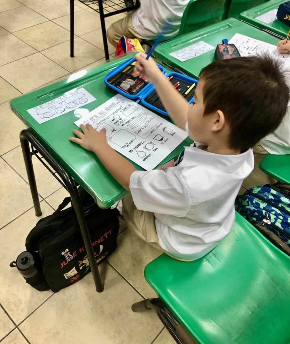 Jude's 1st Day in P1 @ St Stephen's Boys School