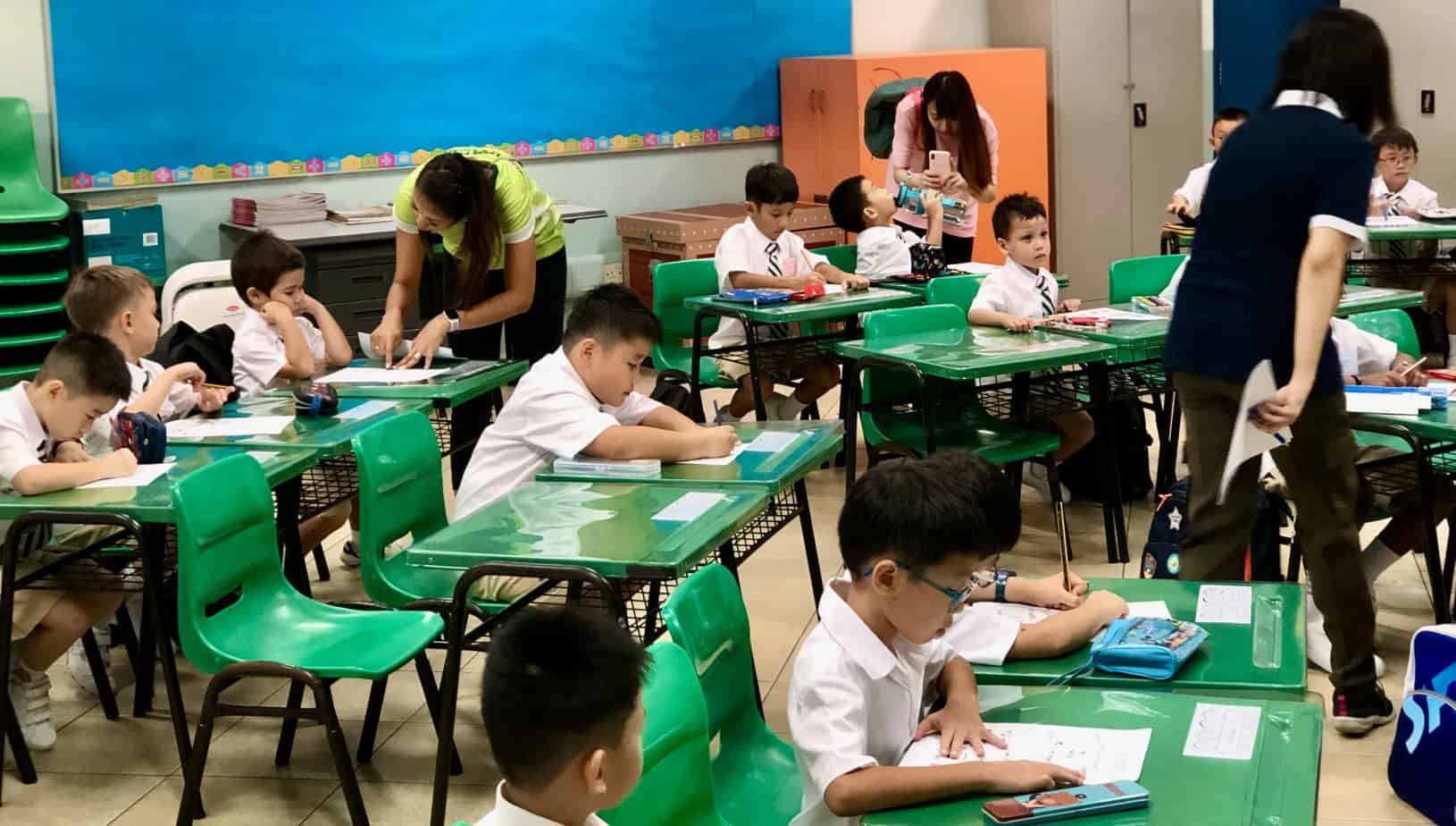 Jude's 1st Day in P1 @ St Stephen's Boys School