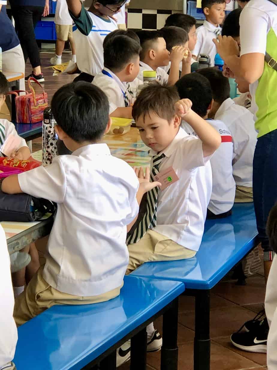 Jude's 1st Day in P1 @ St Stephen's Boys School