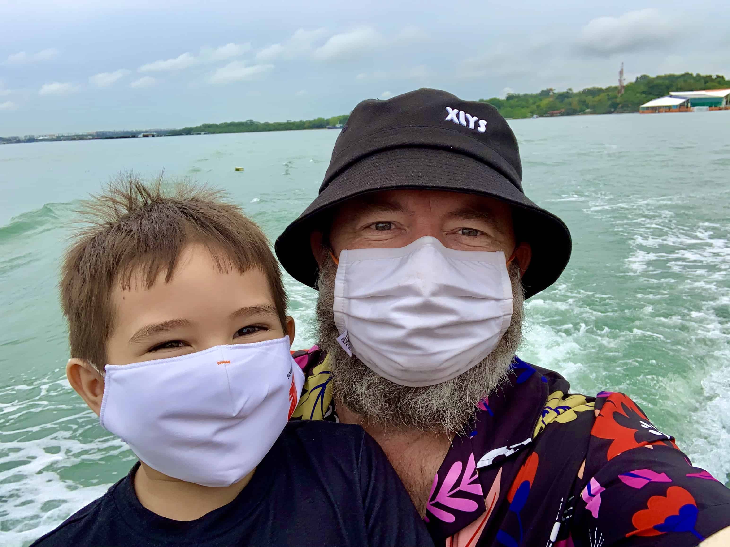 Pulau Ubin Aug'20 - a perfect storm, boats, & off-road