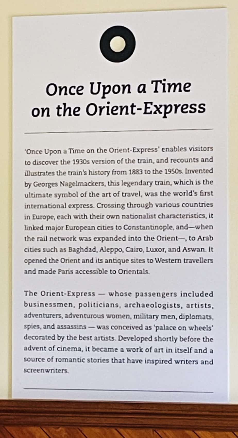 Otters, Monitors & The Orient Express